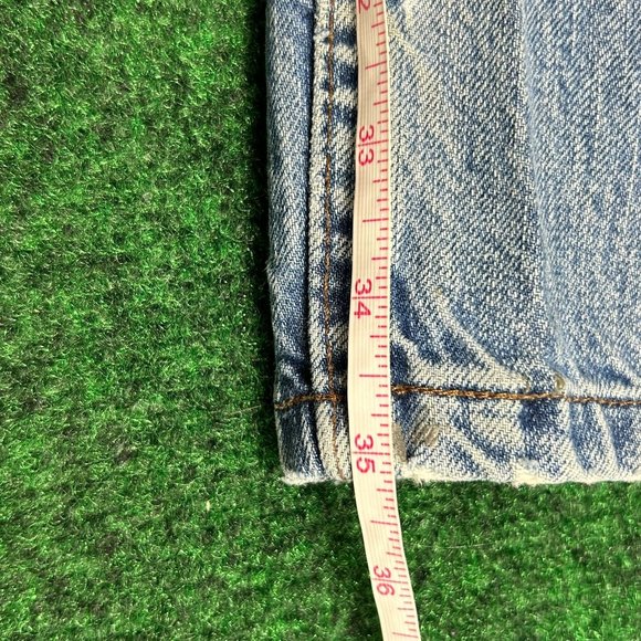 Harley‎ Davidson Blue Denim Straight Medium Wash Mens Motorcycle Jeans - Picture 8 of 12